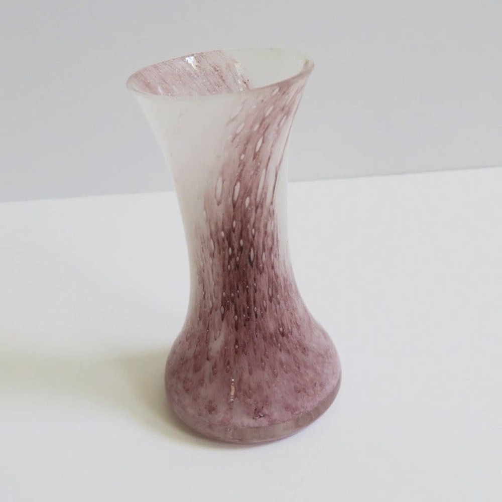 Mini Hand Blown Glass Vase Home Decor Makeup Brush - Picture 6 of 8